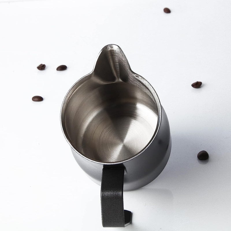 Easyworkz Espresso Steaming Pitcher Stainless Steel 15 oz Coffee Frothing Picther Milk Jug Cappuccino Latte Art Cup - Image 4